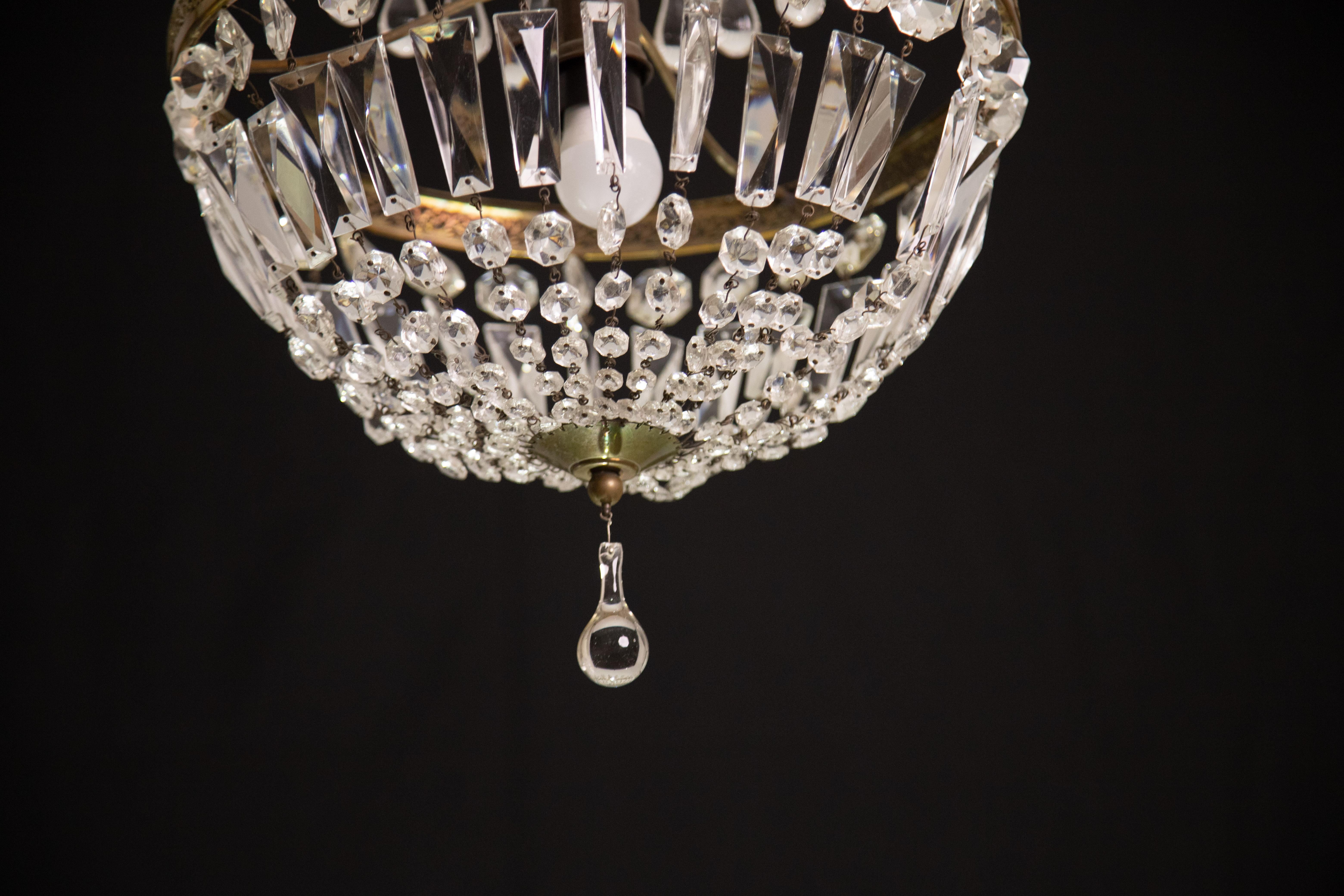 Vintage Emperor Style Chandelier, 1960s For Sale 5