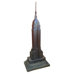 Vintage Empire State Building Modell aus Metall