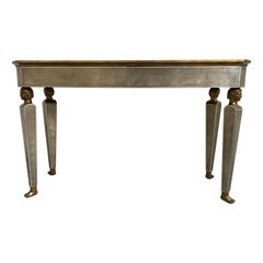 Vintage Empire Style Console Table with Two Drawers