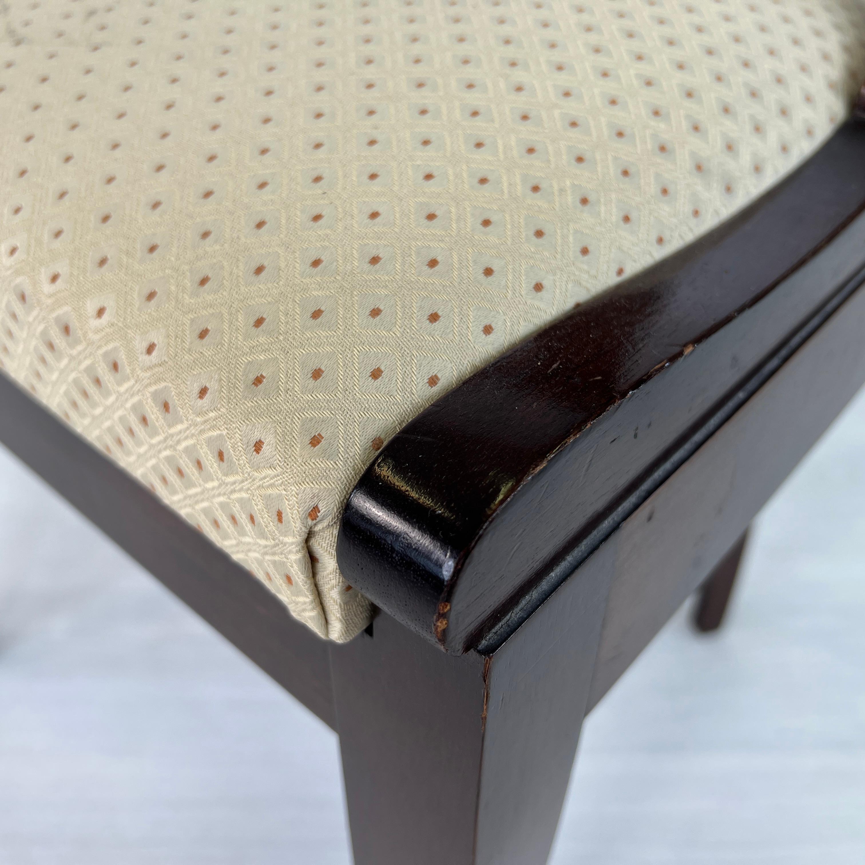Vintage Empire Style Gondola Dining Chairs – Set of 6 im Angebot 6