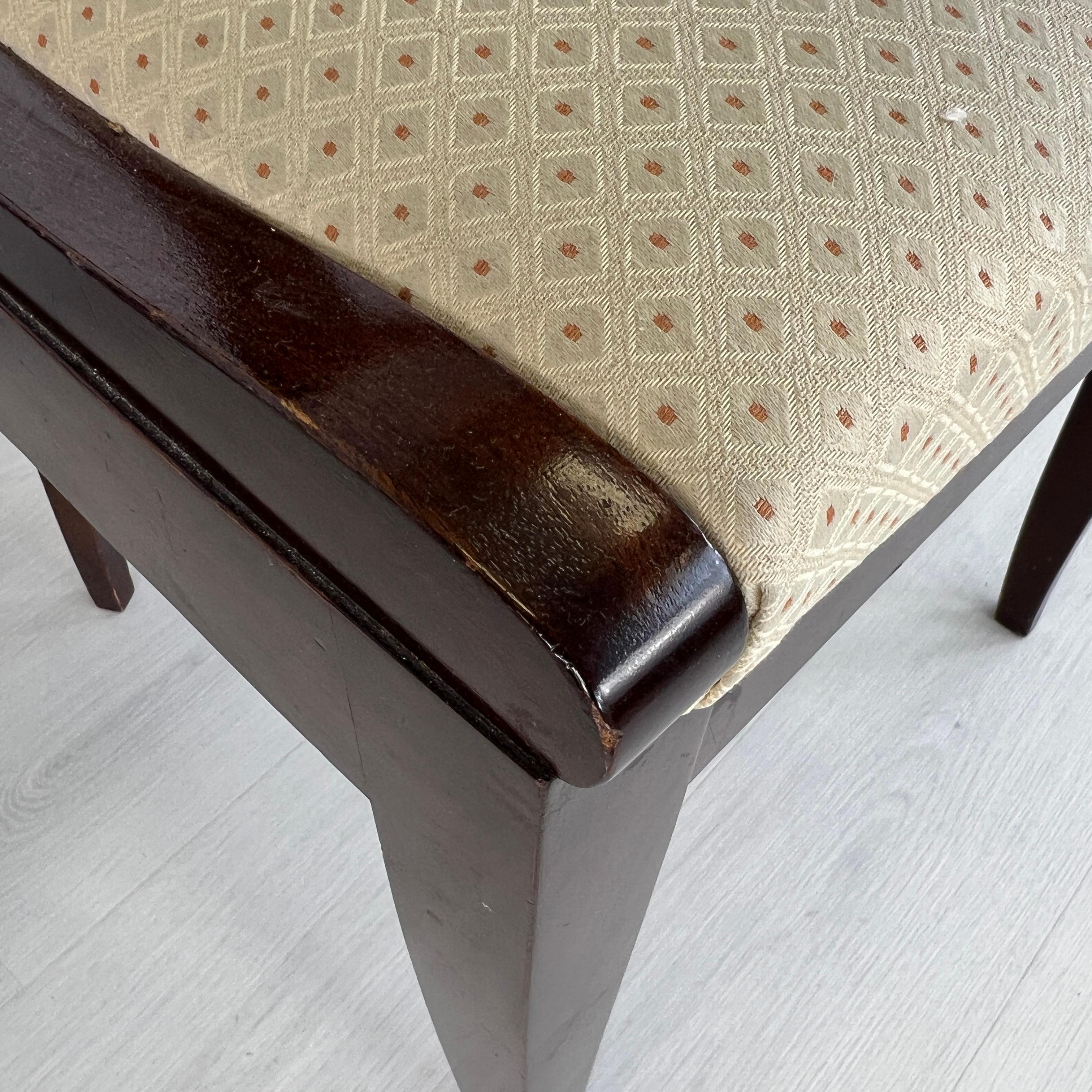 Vintage Empire Style Gondola Dining Chairs – Set of 6 im Angebot 3