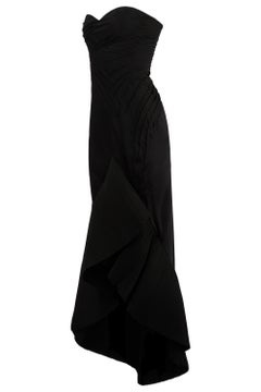 Vintage Emporio Armani F/W 2005 Runway Black Corset Gown