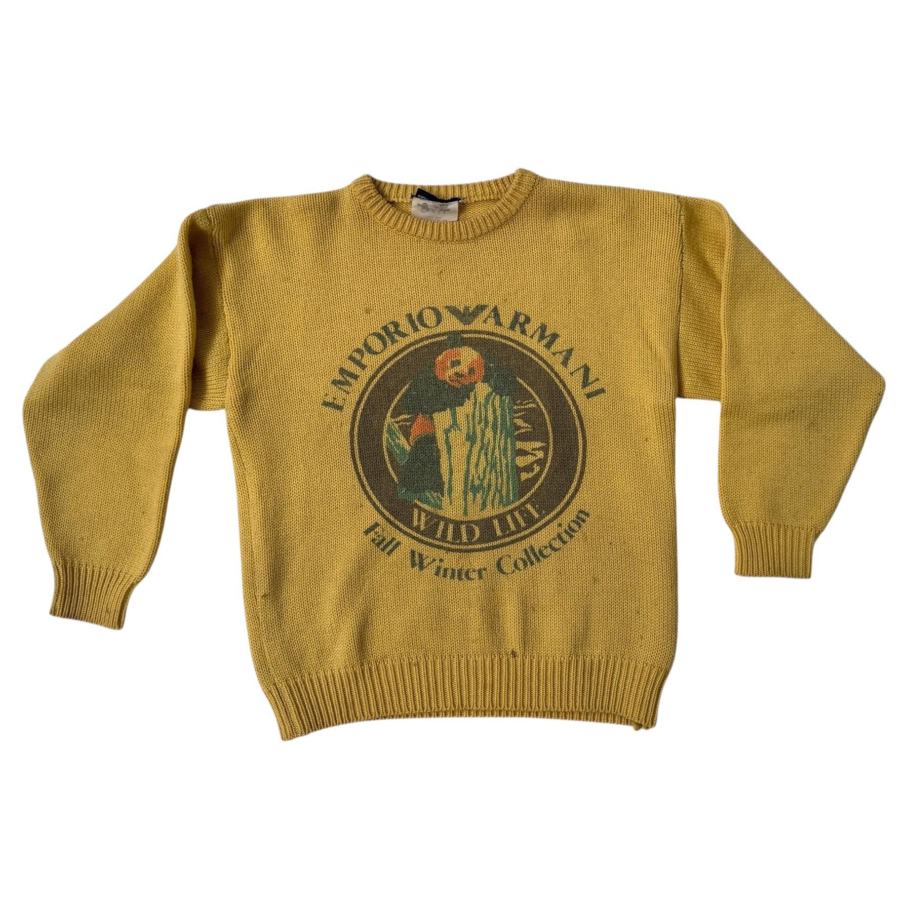 Vintage Emporio Armani "Wild Life" Panda Sweater - We pay for import duty! in vendita