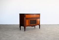 vintage empty audio furniture  cabinet  1950s  Swedish