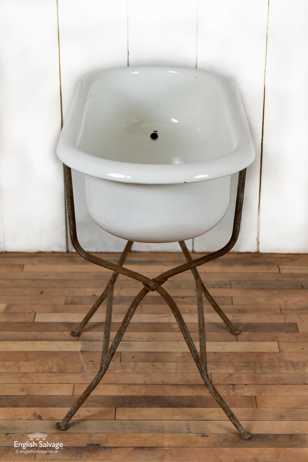 vintage bathtub with stand