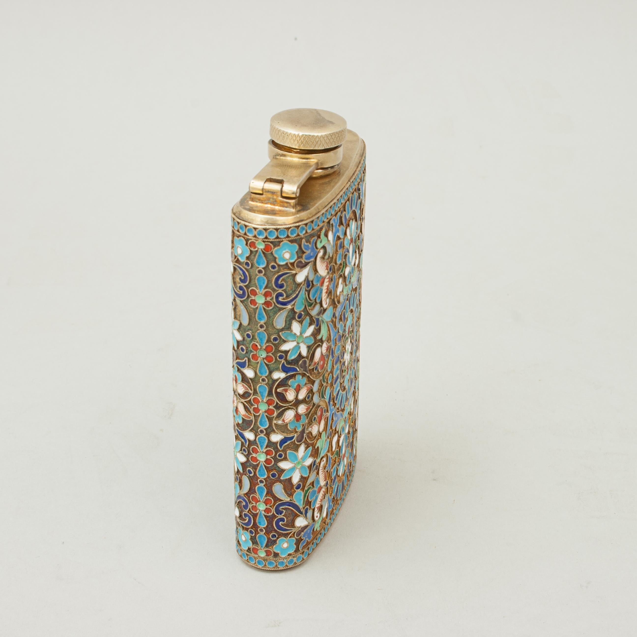 vintage hip flask