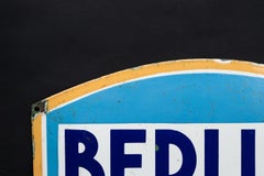 Berliet - Panneau publicitaire émaillé vintage