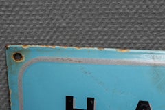 Vintage Enameled Advertising Sign VW Volkswagen