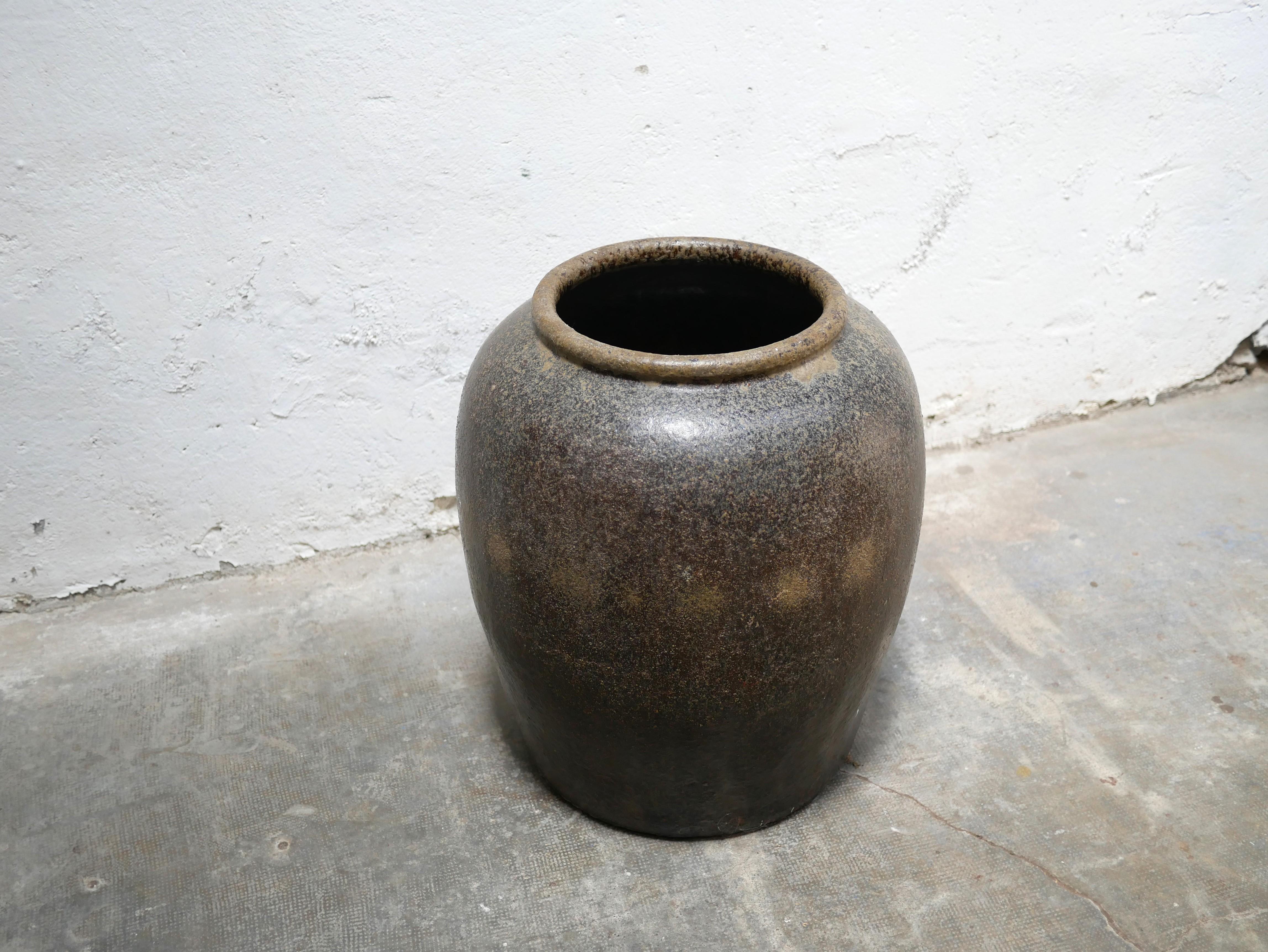 Vaso in gres smaltato vintage in vendita 4
