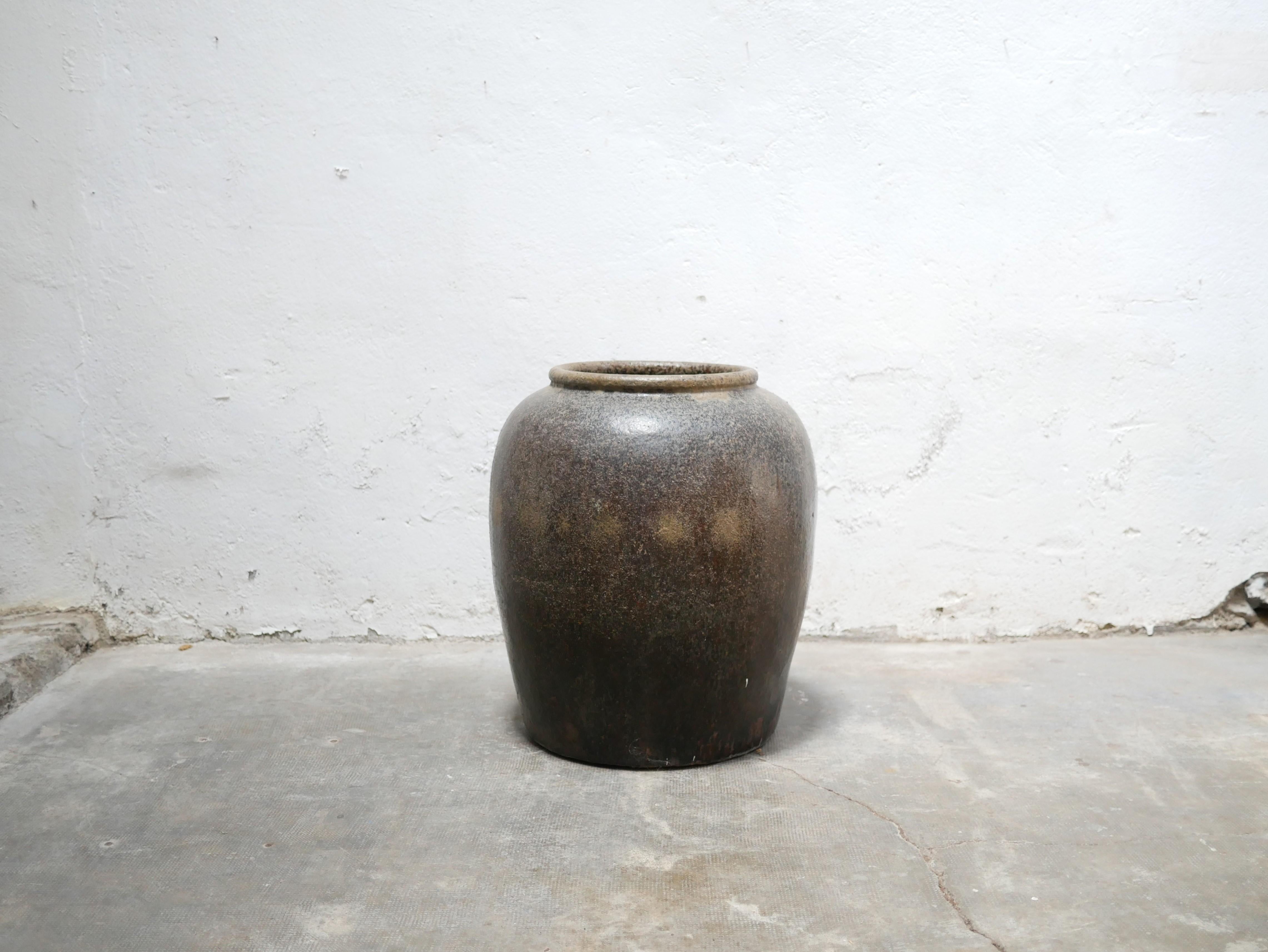 Vaso in gres smaltato vintage in vendita 2