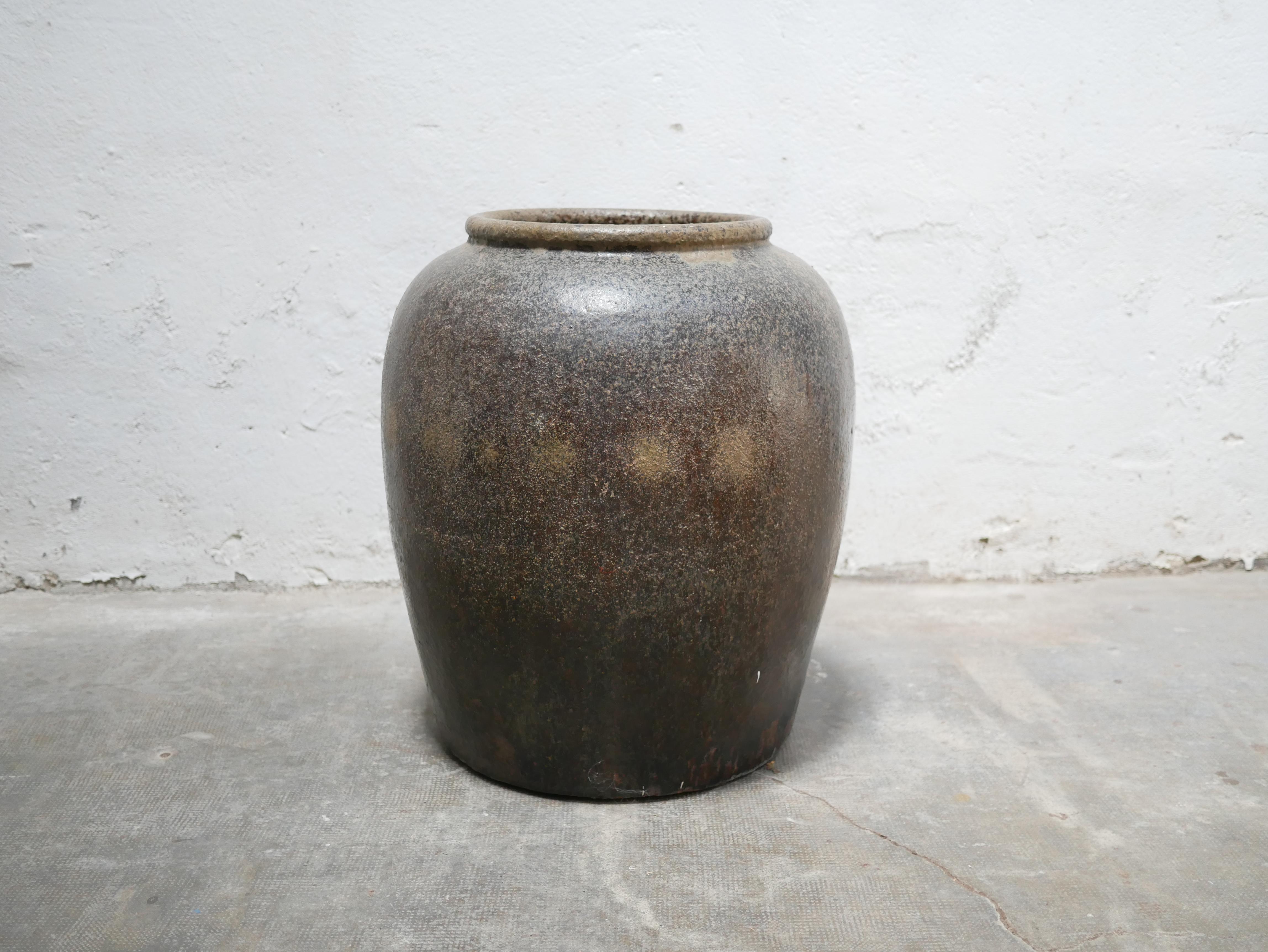 Vaso in gres smaltato vintage in vendita 3