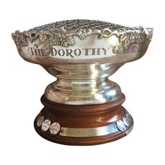 Retro English Auto Car Club Race Sport Trophy Bowl 1962 Silverplate Lancashire