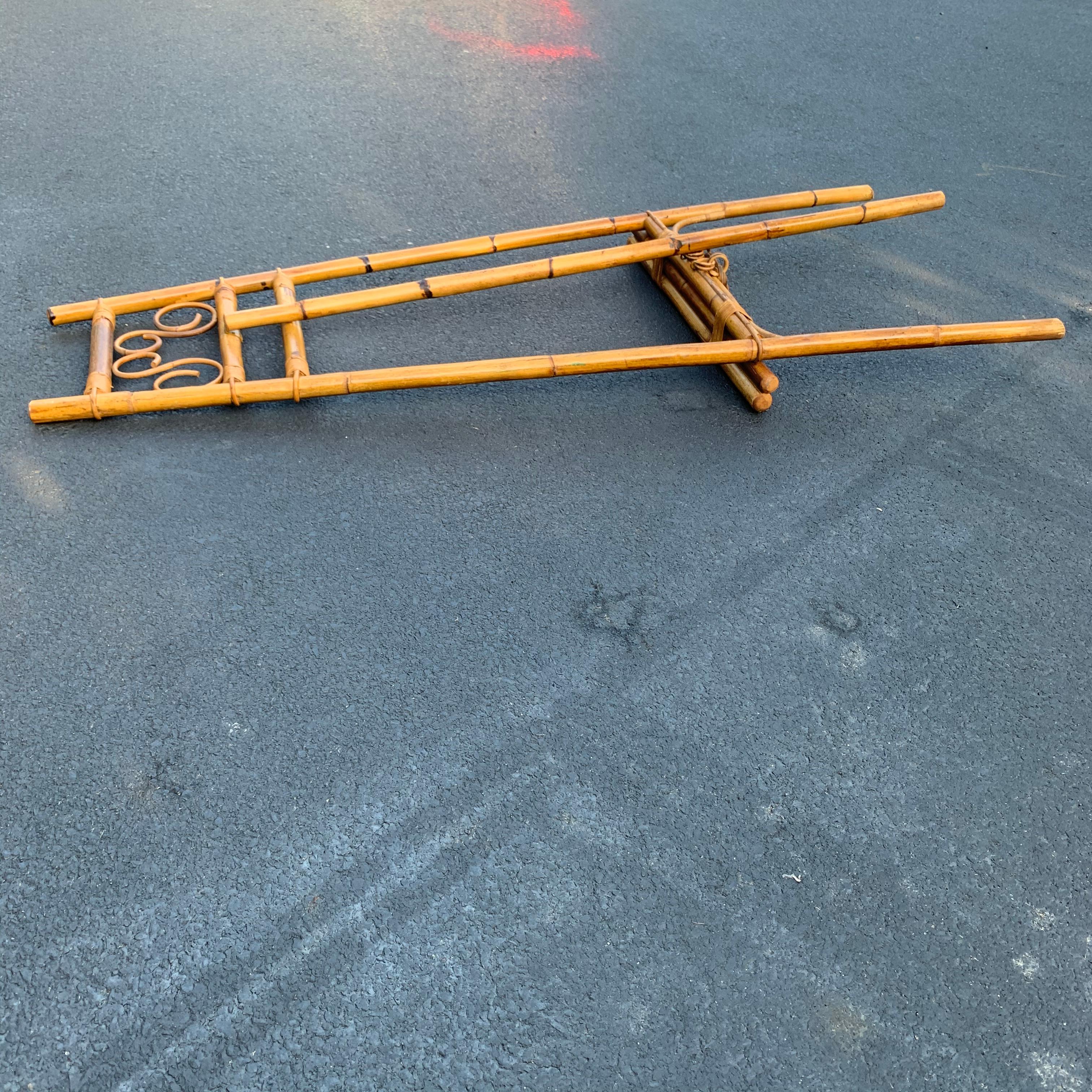 Vintage English Bamboo Easel For Sale 9