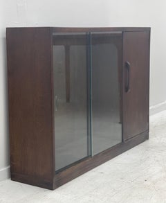 Vintage English Book Case Cabinet UK Import