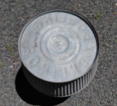 Vintage English Bowling Galvanized Dolly Tub