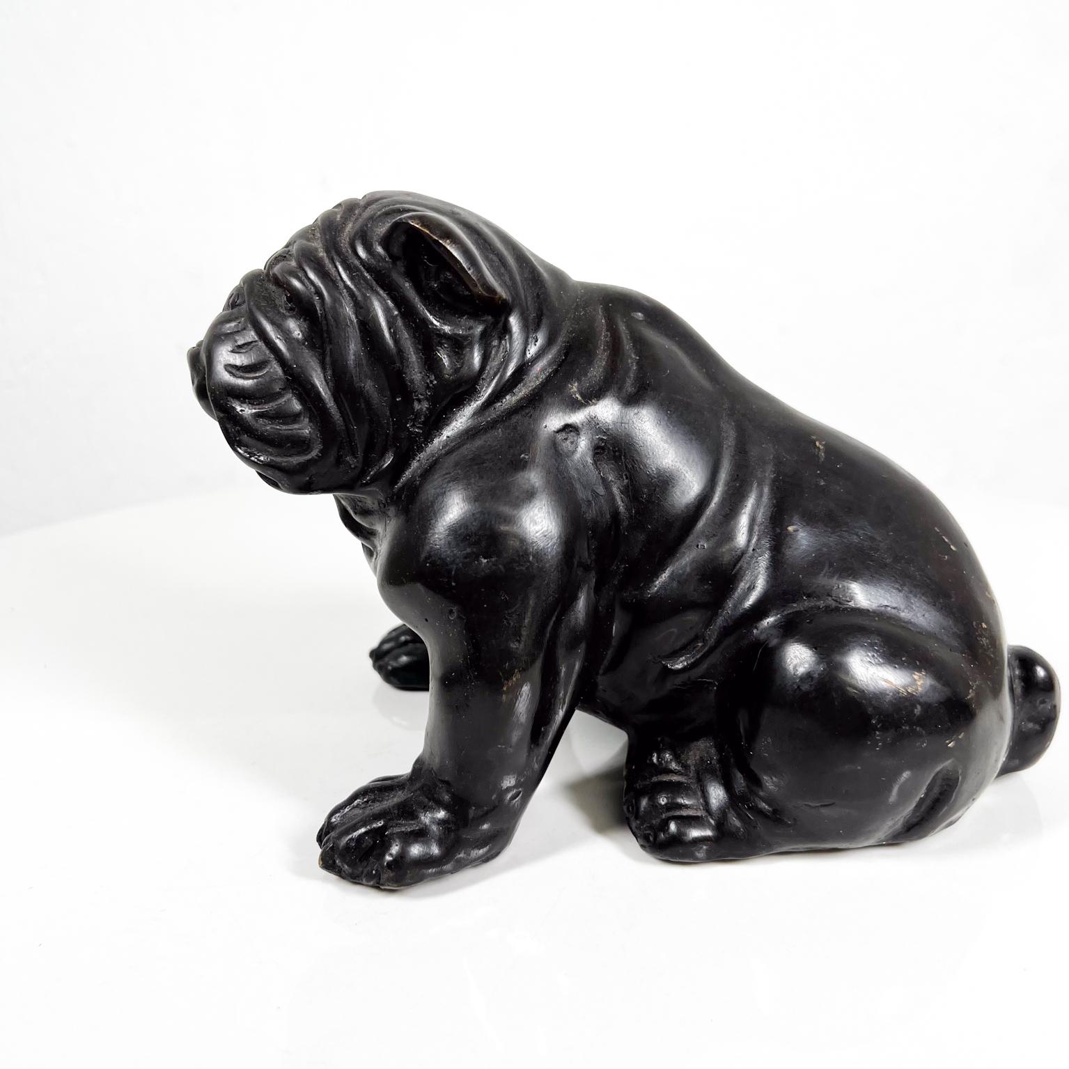 bronze bulldog