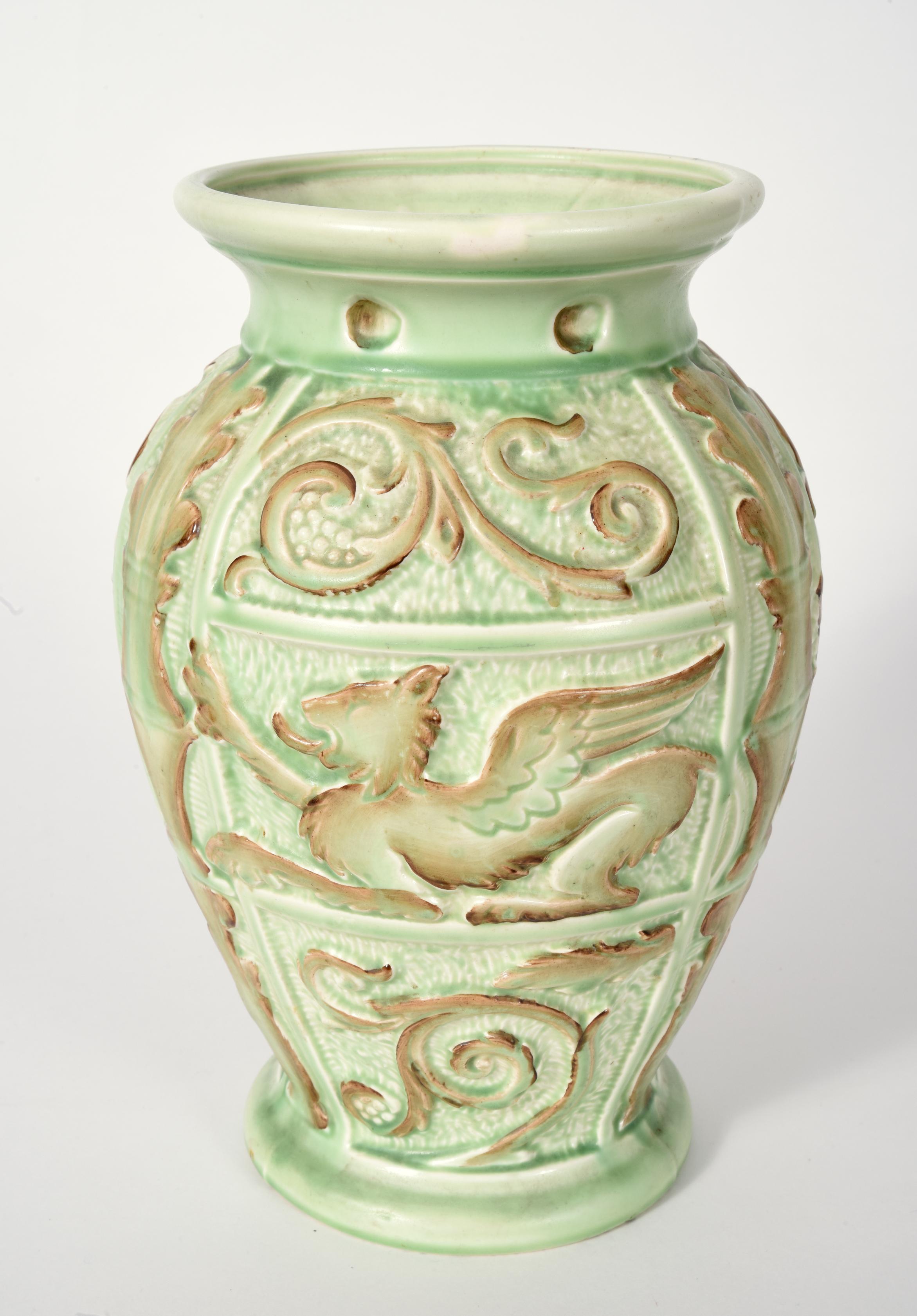 Vintage English Burleigh Decorative Vase/Piece  3