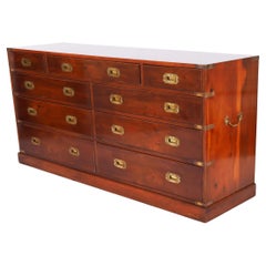 Vintage English Campaign Chest or Dresser