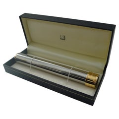 Tube à cigares / étui vintage anglais de marque Alfred Dunhill, présenté dans son coffret d'origine