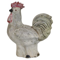 Vintage English Cast Stone Rooster