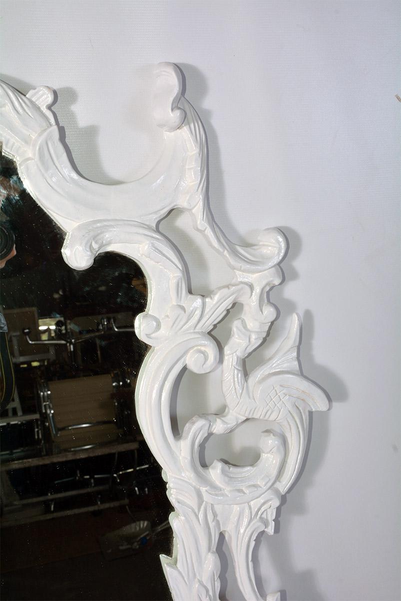 Chinese Chippendale Vintage English Chippendale Style Mirror