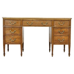 Vintage English Desk Leather Top