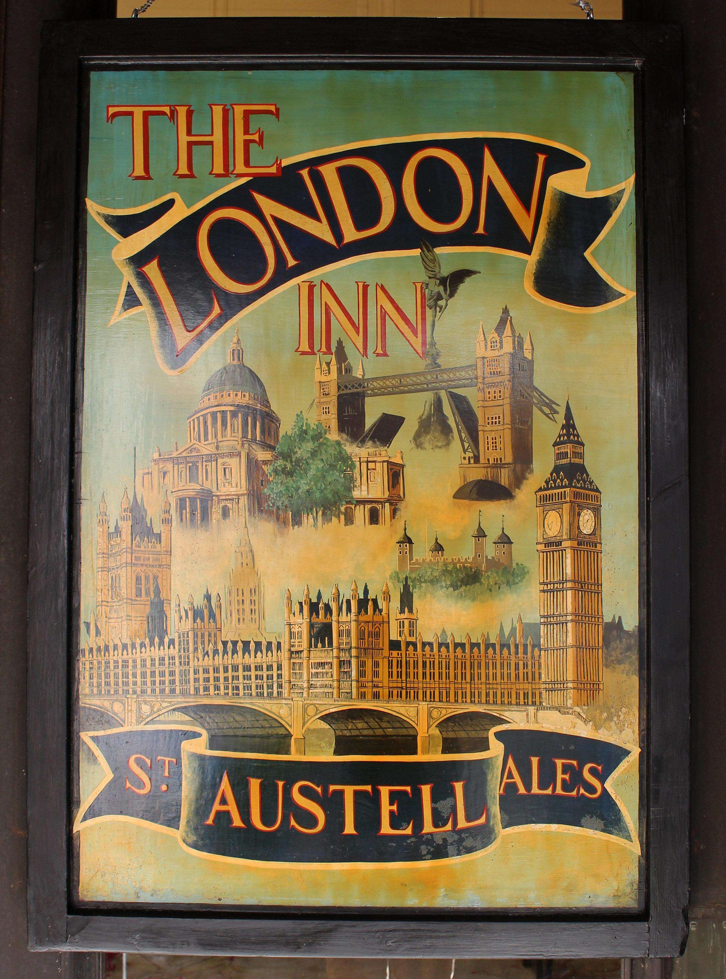 Vintage English double-sided pub sign for 