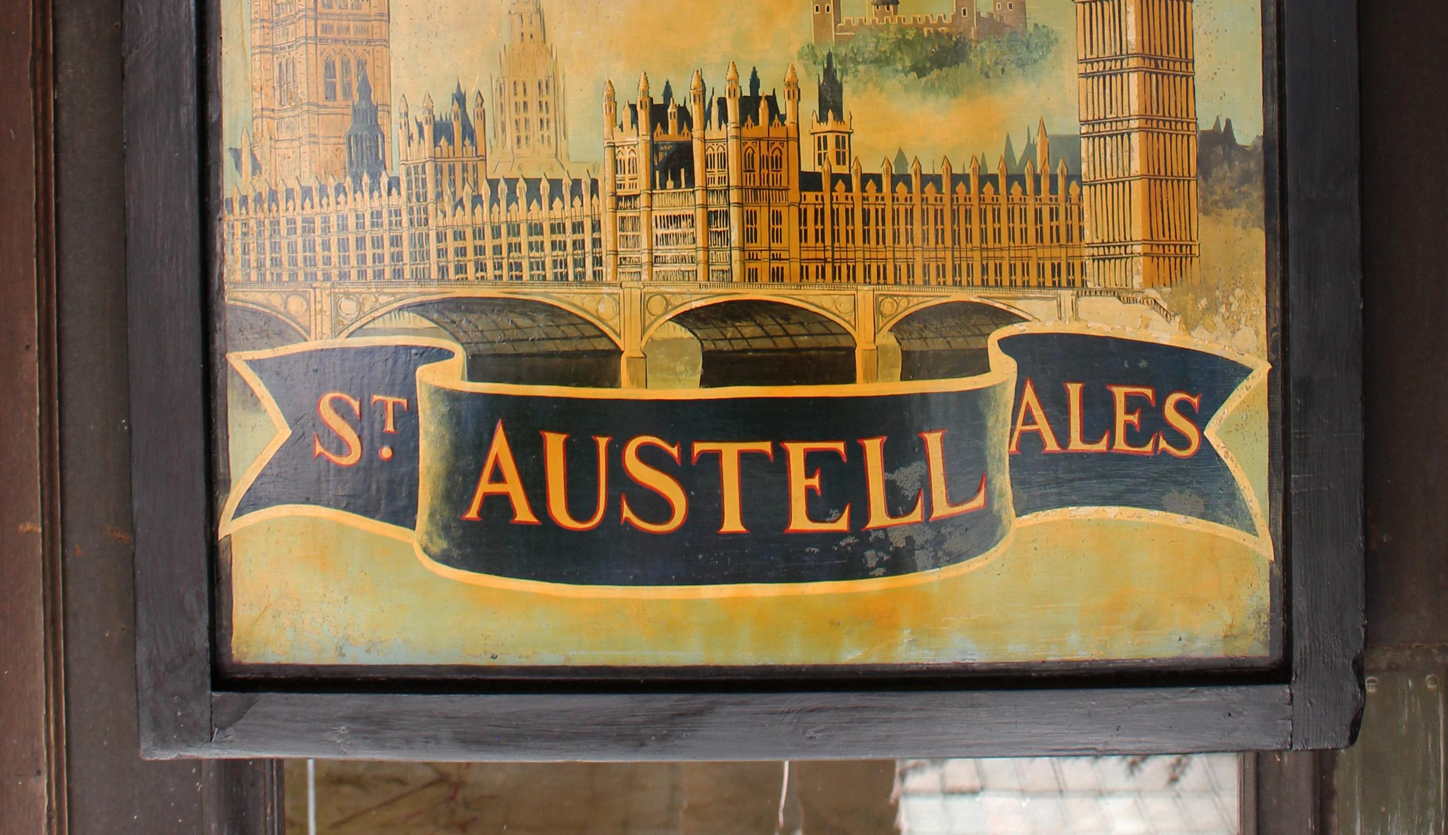 Vintage English Double-Sided Pub Sign for 