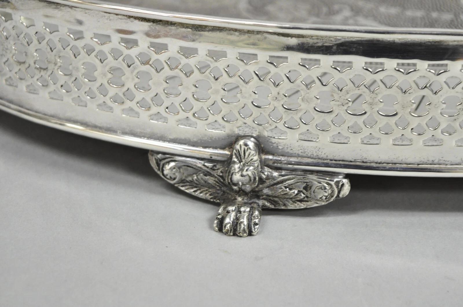 Inconnu Vintage English Edwardian Style Oval Raised Gallery 21