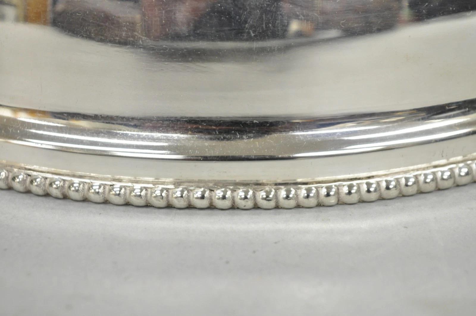 Vintage Englisch edwardianischen Stil versilbert 10 