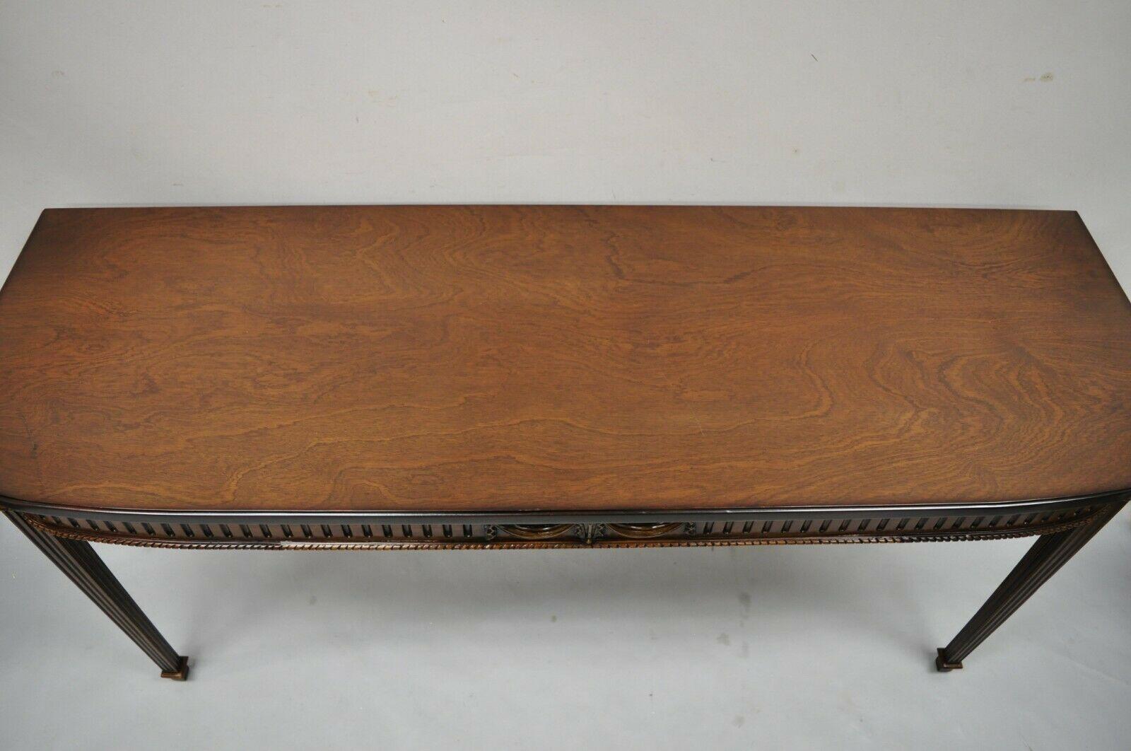 Vintage English George III Style Mahogany Sideboard Console Table 2