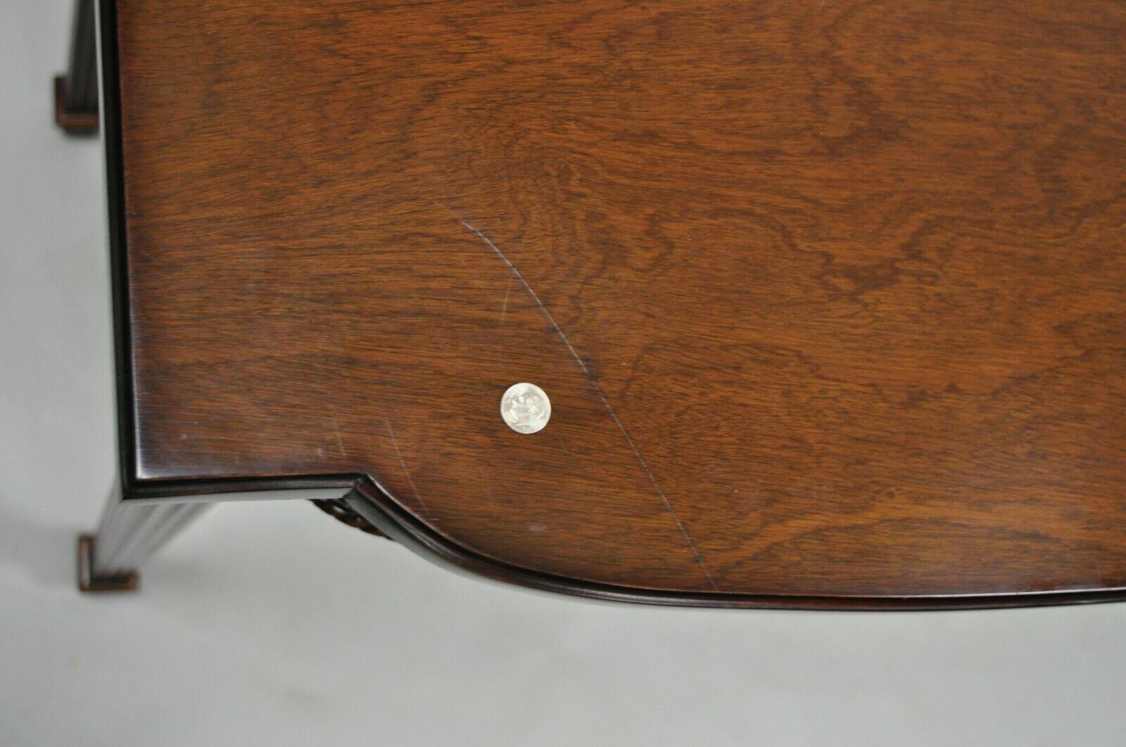 Vintage English George III Style Mahogany Sideboard Console Table 3