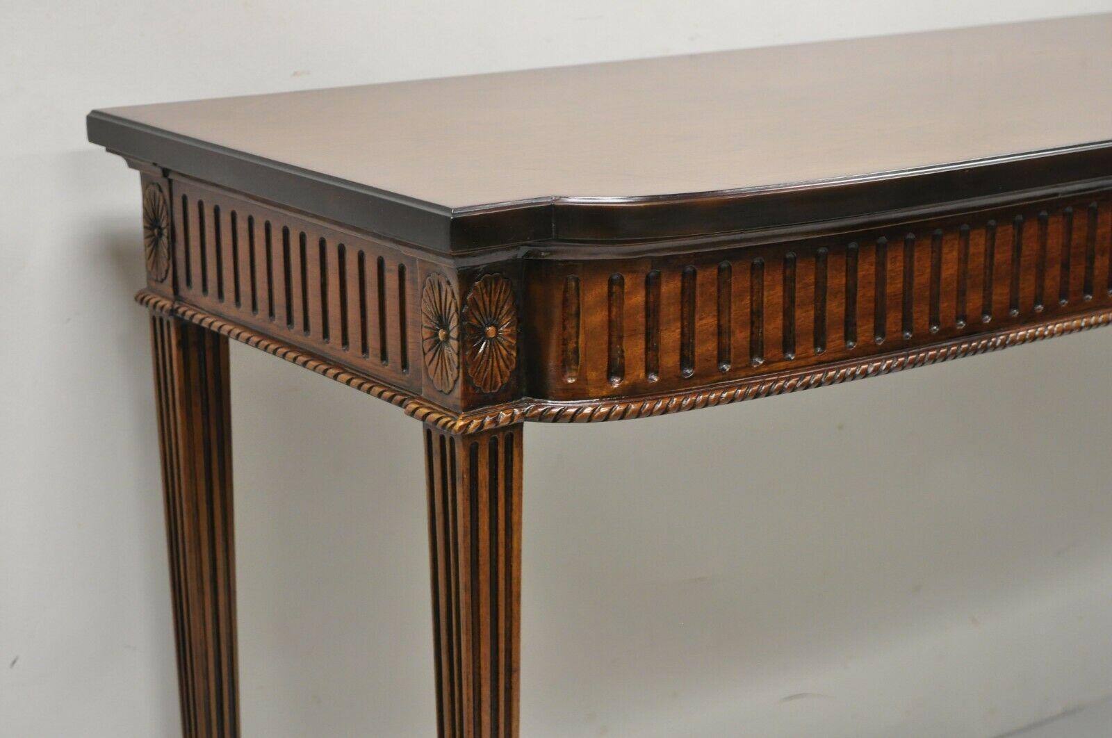 Vintage English George III Style Mahogany Sideboard Console Table 5