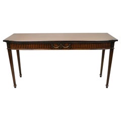Vintage English George III Style Mahogany Sideboard Console Table