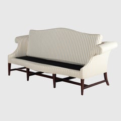 Vintage English Georgian Style Kamel zurück Sofa 20thC