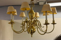 Vintage English Georgian style Achtarmiger Kronleuchter