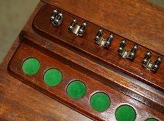 ViNTAGE ENGLISH HARDWOOD WALL MOUNTER SNOOKER POOL BILLIARDS CUE HOLDERS