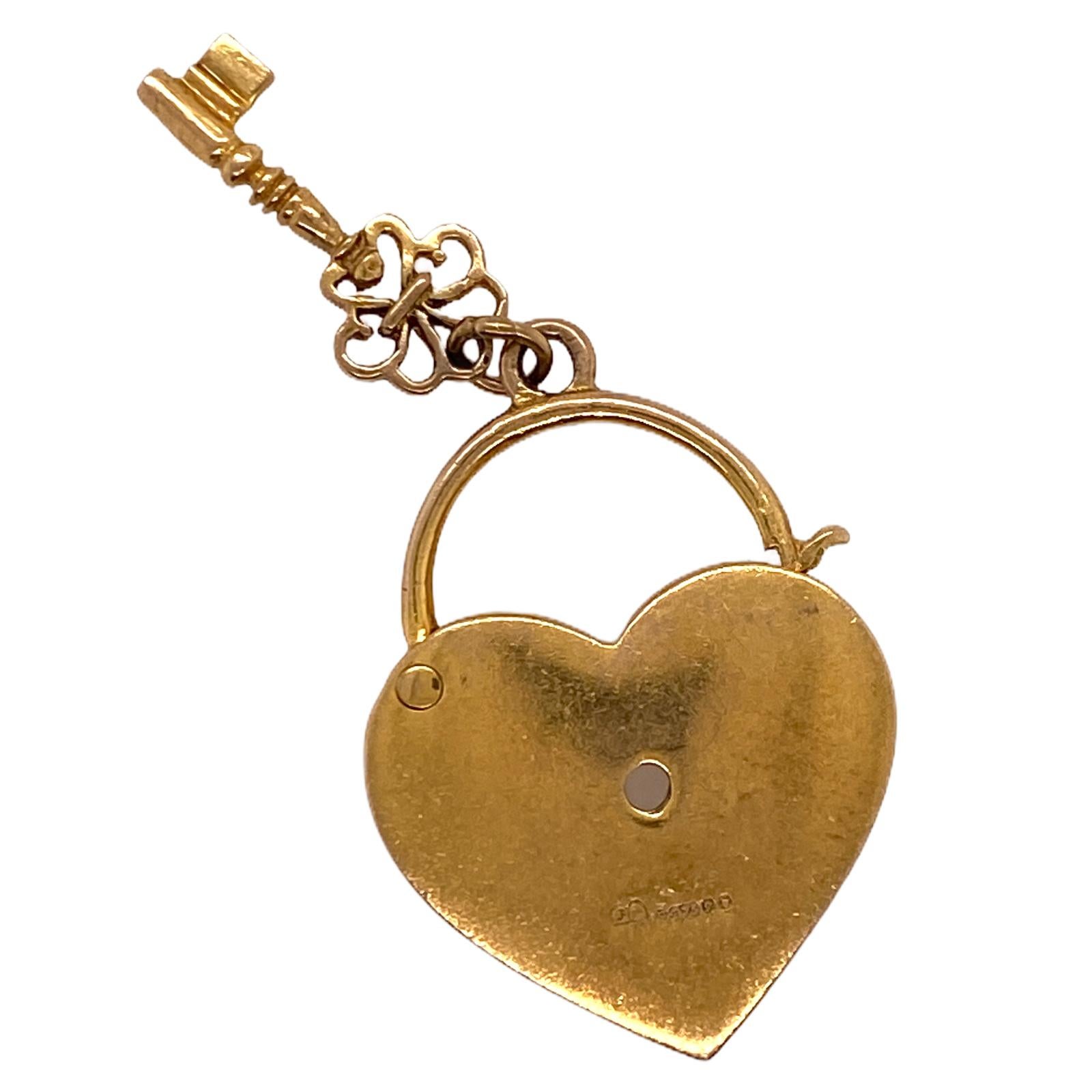 vintage heart lock