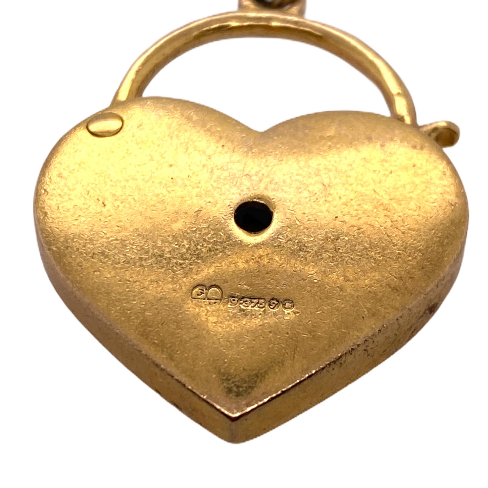 antique heart lock