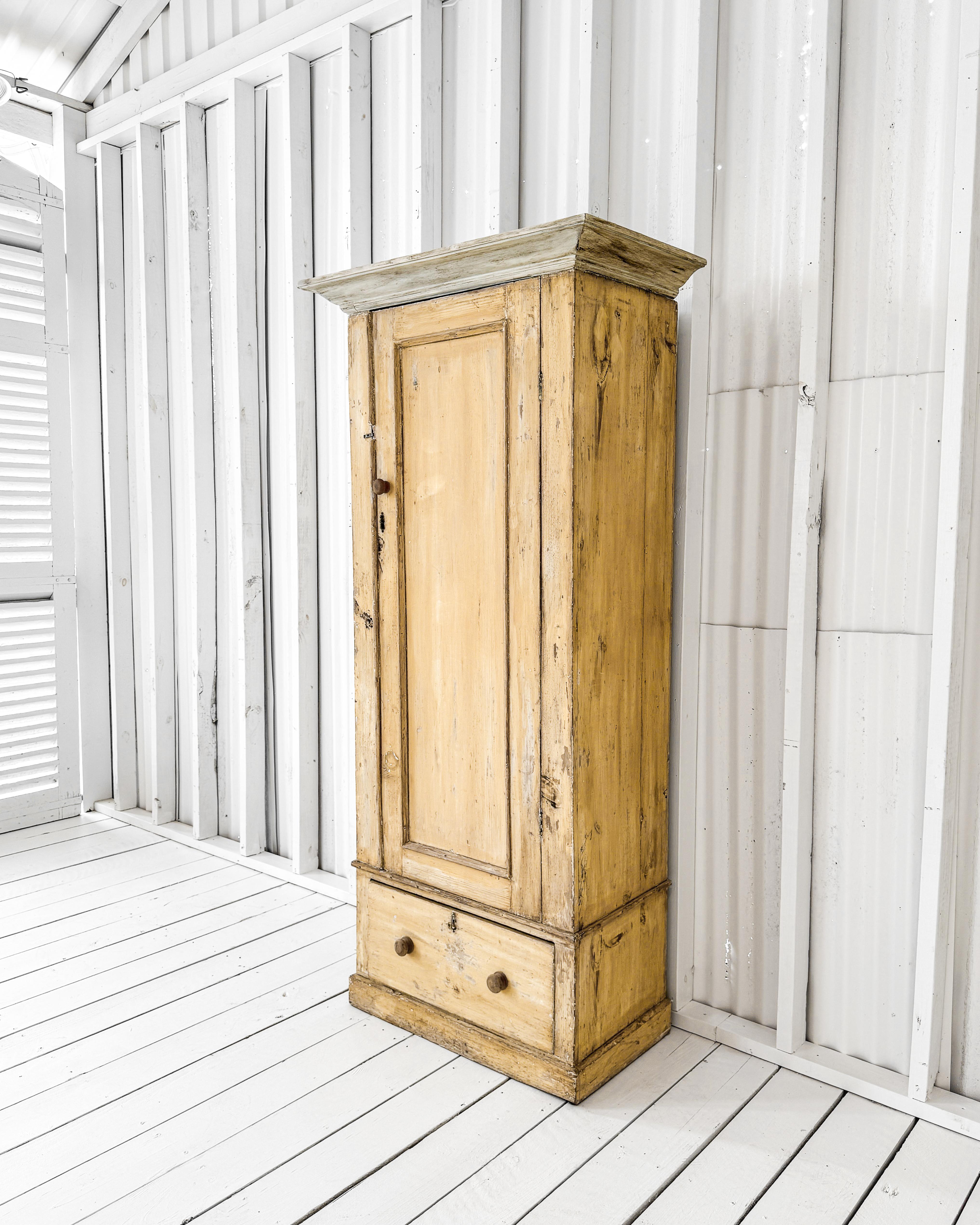 19th Century Vintage English Housekeeper's Cupboard