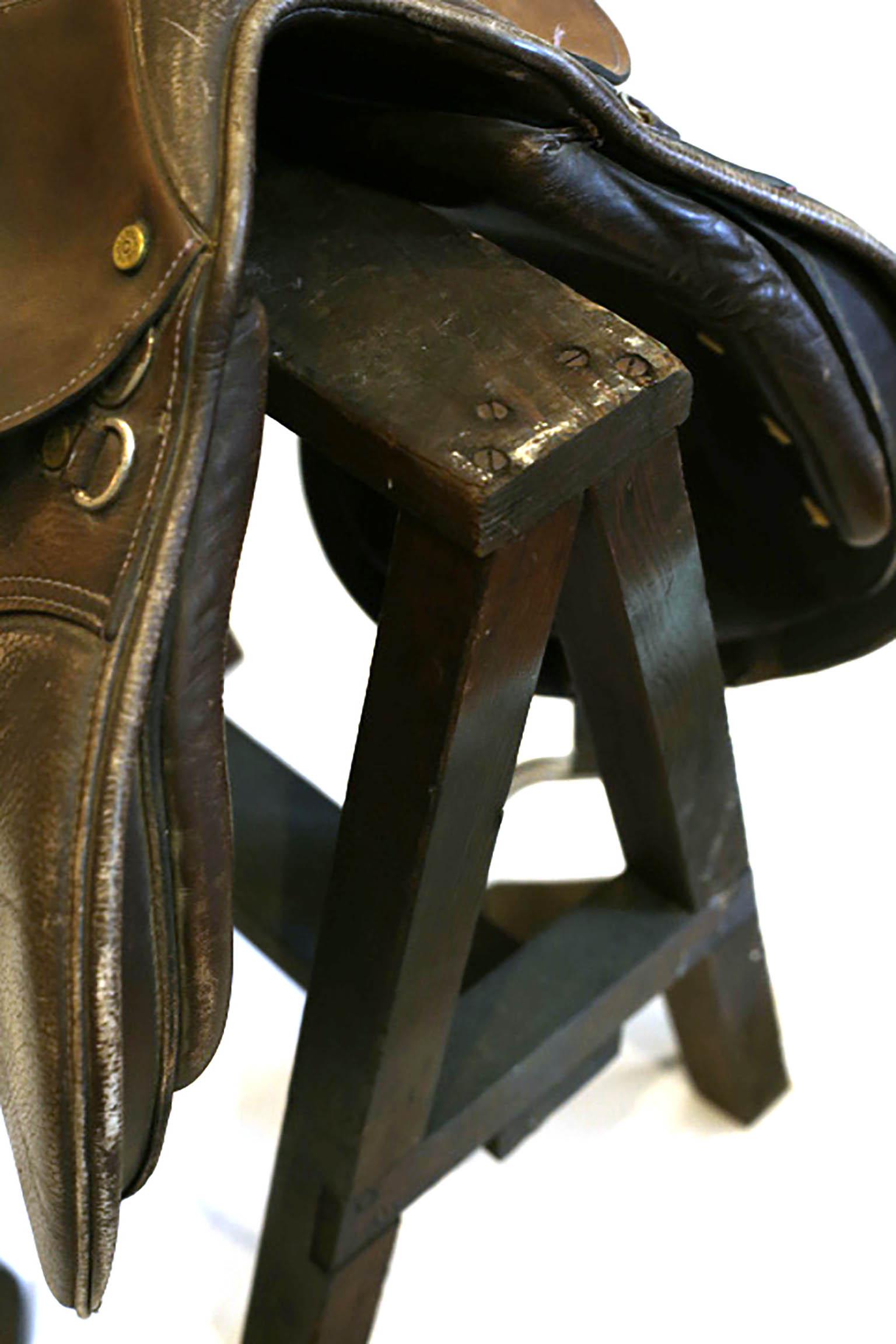 leather sawhorse