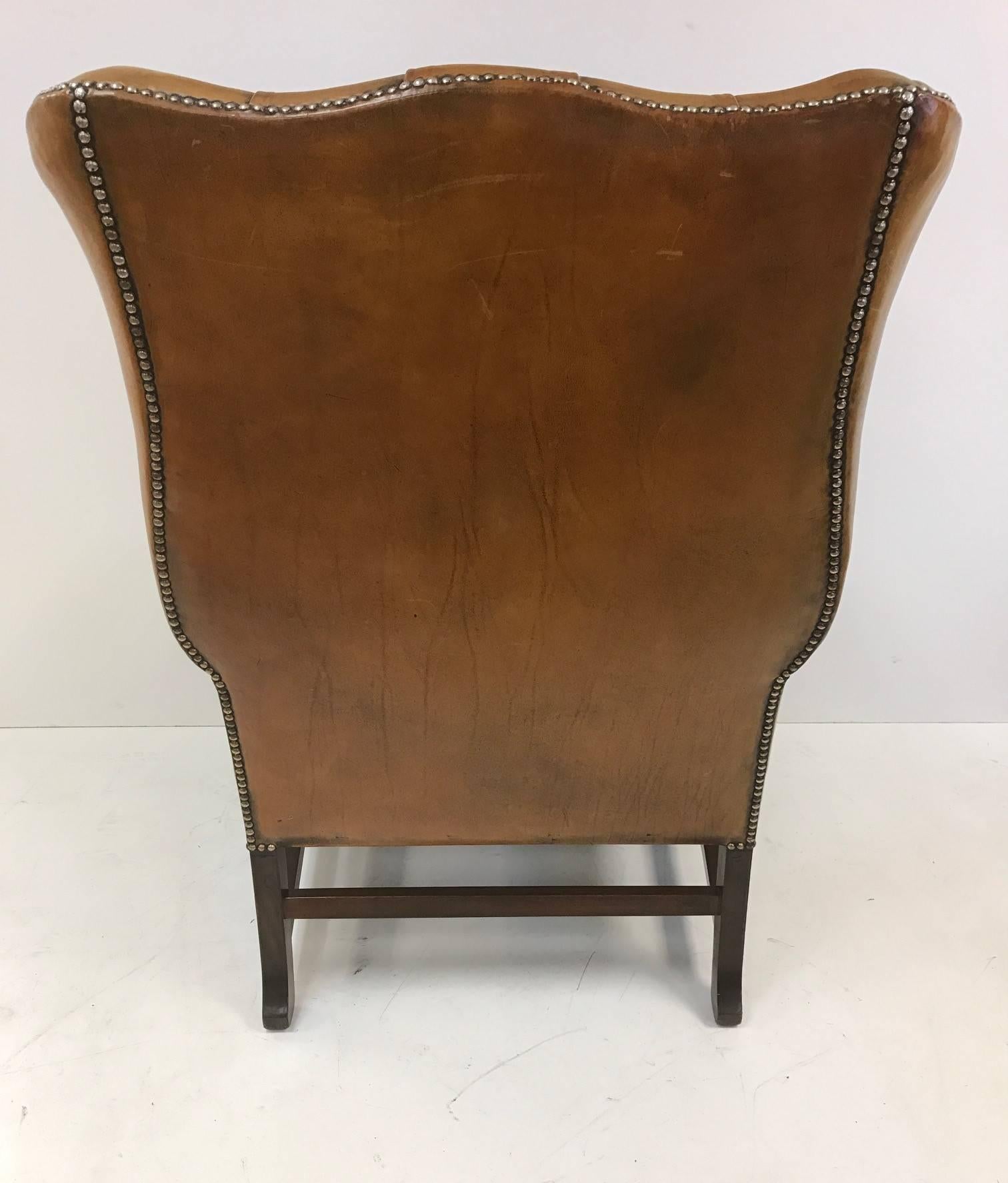 vintage library chair