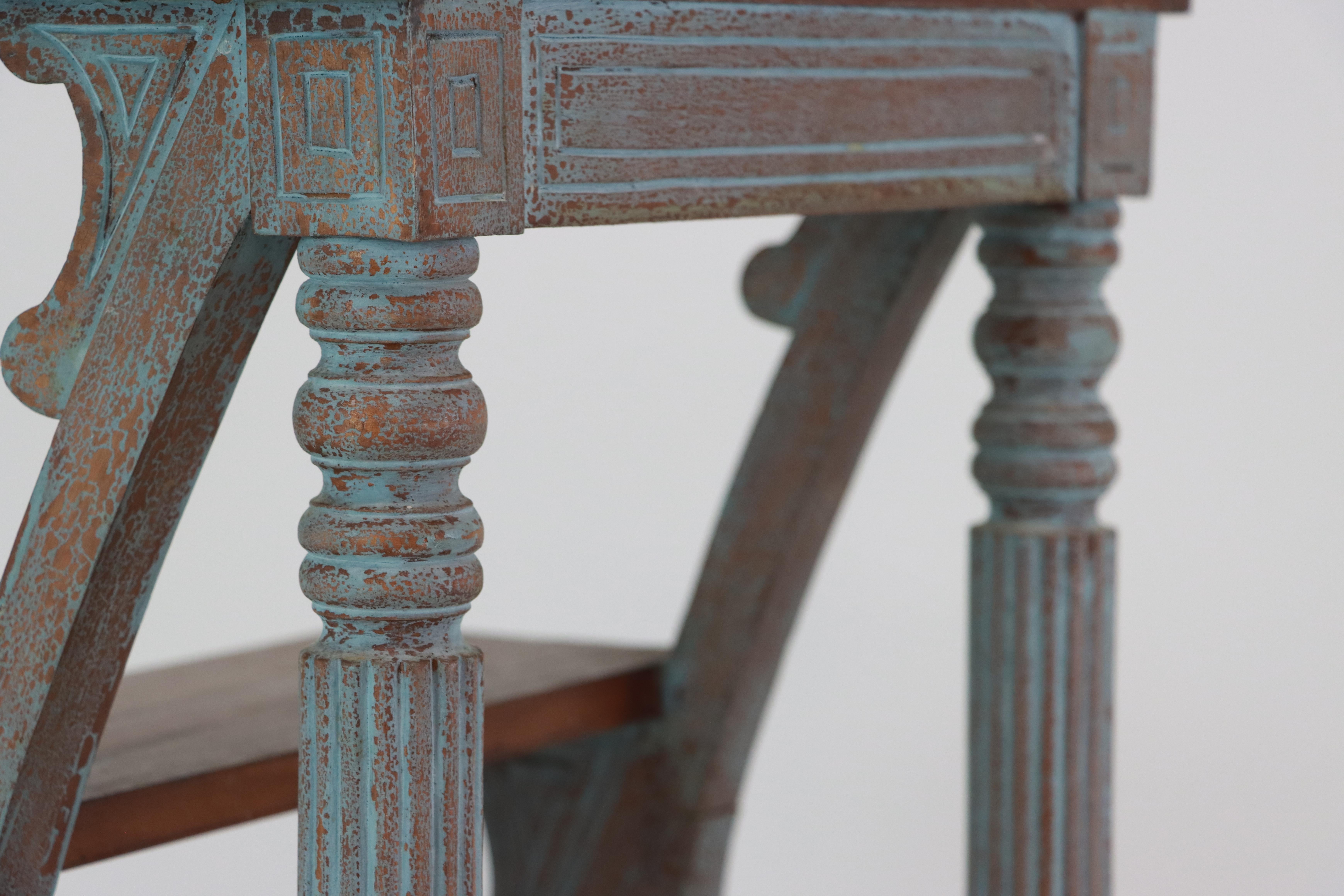 Vintage English Library Step Stool For Sale 1