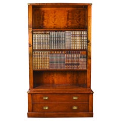 Vintage English Mahogany Concealed Flat Screen TV Cabinet, Late 20th Century