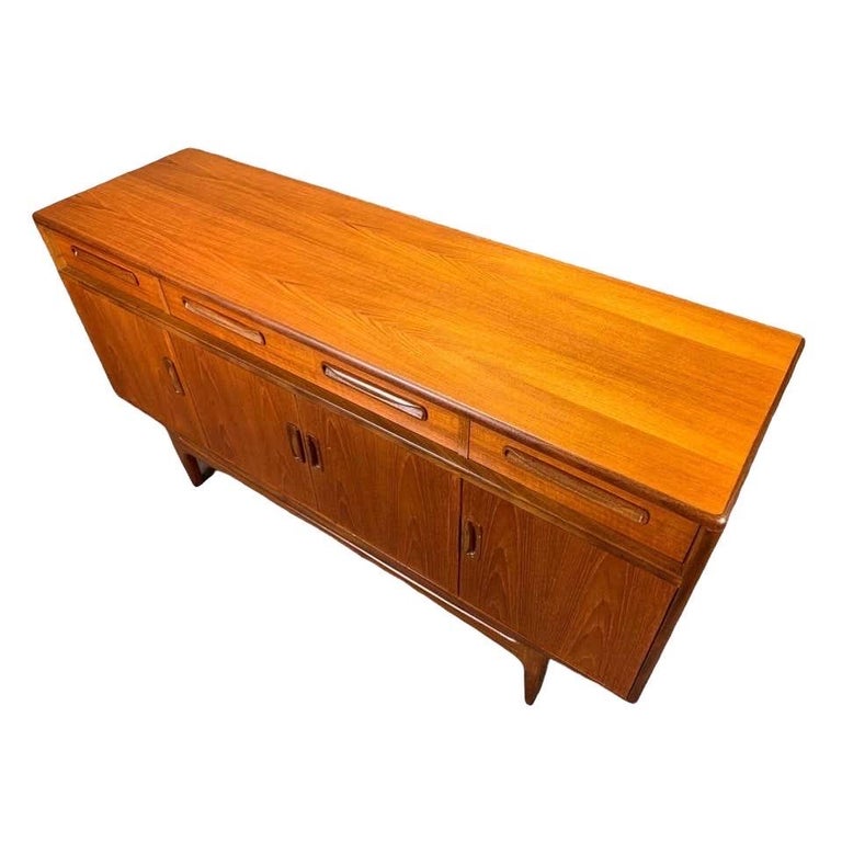 Vintage English MidCentury Modern Credenza or Record at 1stDibs
