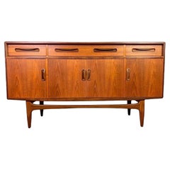Vintage English Mid-Century Modern Credenza or Record Cabinet