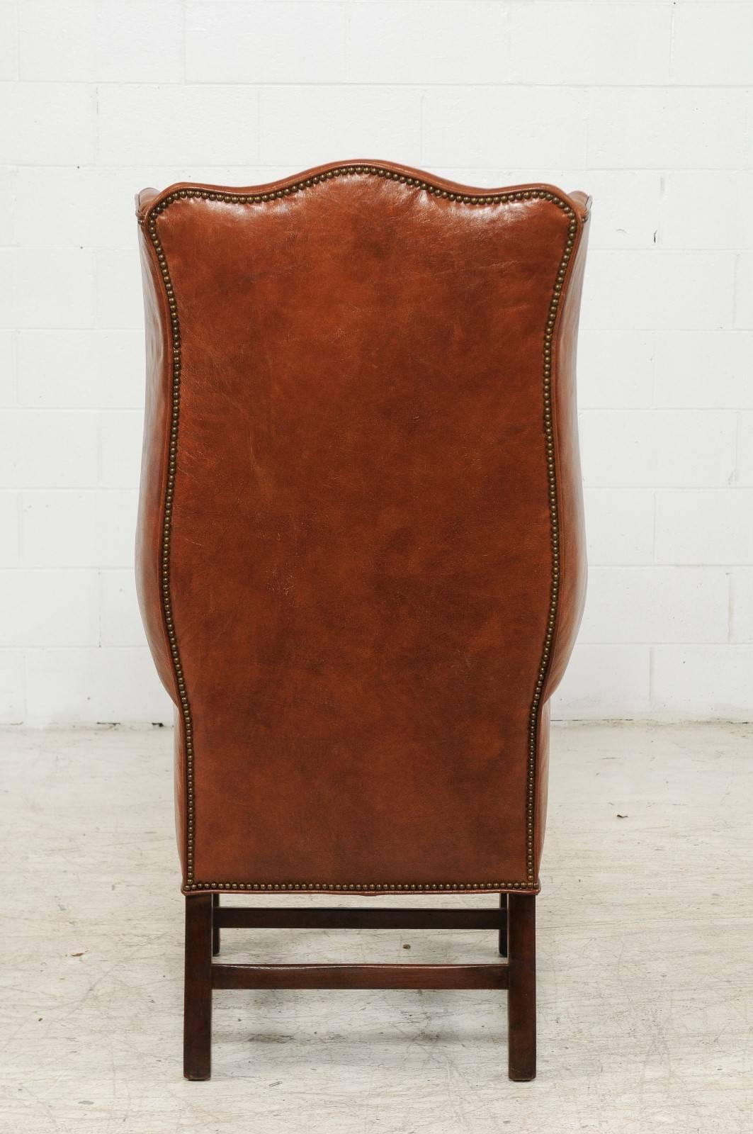 vintage wingback chair
