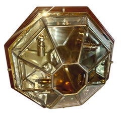 Vintage English Nautical Flush Mount Fixture