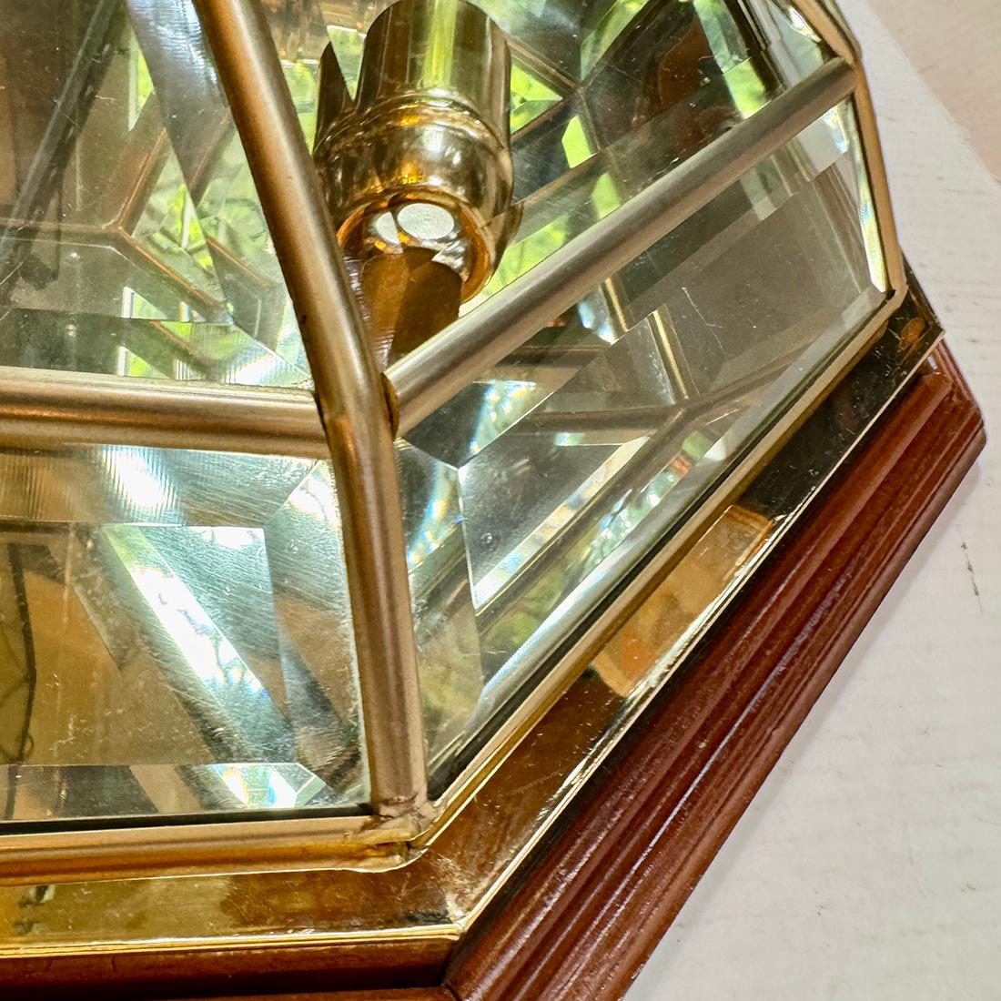 Milieu du XXe siècle Plafonnier anglais vintage de style nautique en vente
