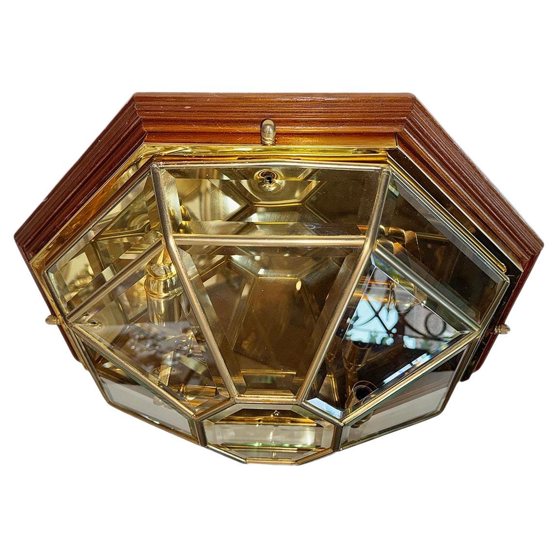 Plafonnier anglais vintage de style nautique en vente